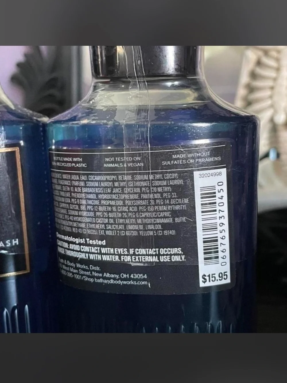 Bath & Body Works Ocean 3-in-1 Wash — Deep Blue Bottle(set)